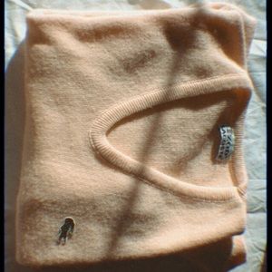 Yellow Vintage izod lacoste sweater